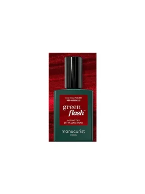 Výprodej Manucurist Green Nail Polish – odstín Red Hibiscus 2, 15 ml