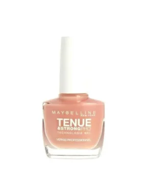 Akční Cena Lak na nehty TENUE & Strong Maybelline 75 Ivory Rose ve slonovinové růžové barvě. 10ml