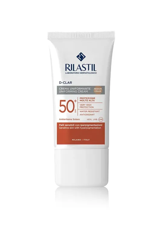 RILASTIL D-CLAR Fotoochranný krém SPF50 Medium, 40 ml Bezpečná Platba