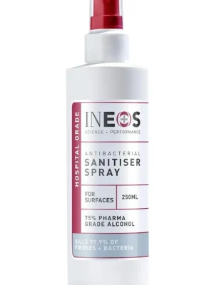 Pouze Dnes INEOS Sanitiser Spray– antibakteriální dezinfekční sprej na ruce 250ml
