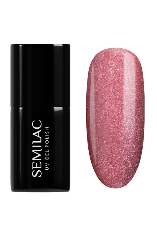 Semilac UV Nail Polish 662 Rose Gloss 7 ml Horká Nabídka
