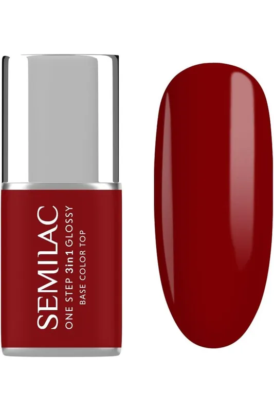 Originální Semilac UV Nail Polish 3-in-1 S575 Dark Red 7 ml