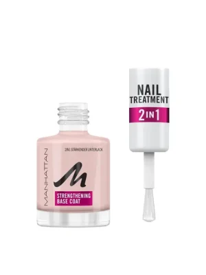 Manhattan Nail Treatment 2-in-1 Strengthening Base Coat 12 ml Nejlepší Volba