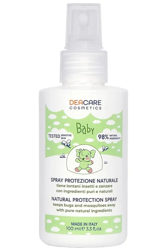 Deacare Baby Spray Přírodní repelent proti komárům a hmyzu pro kojence a děti, 100 ml – bez krabičky Nejlepší Cena