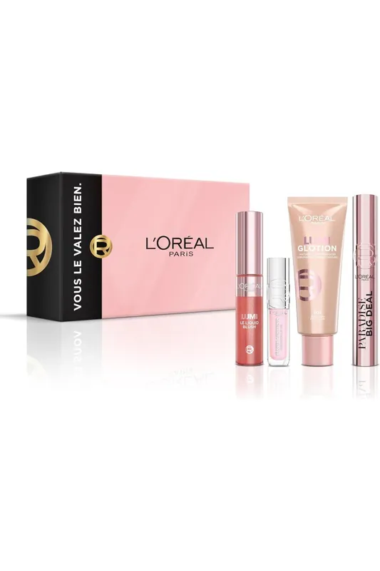 L'Oréal Paris – Sada make-upu Natural Glow – 4 produkty Levný