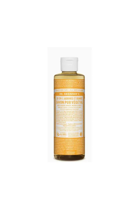Hit Sezóny Dr. Bronner’s 18‑in‑1 Čistě rostlinné mýdlo 240ml