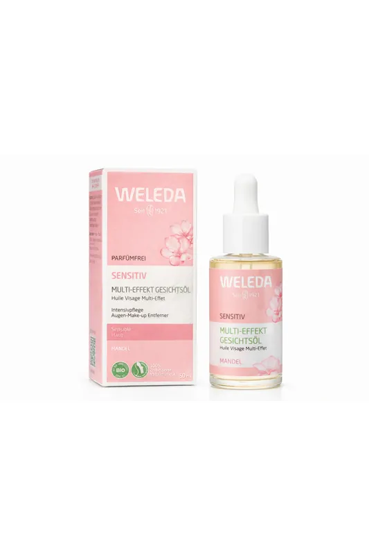 Doprava Zdarma Weleda Sensitive Multi-Effect Pleťový olej – mandlový (50 ml) exp. 9/2026