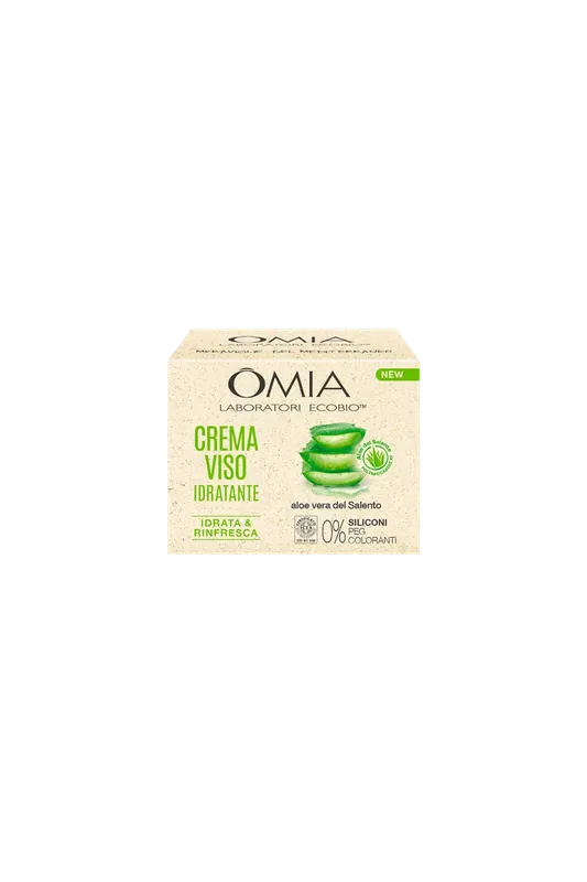 Omia Laboratori EcoBio Hydratační pleťový krém s Aloe Vera – 50 ml Sezónní Sleva