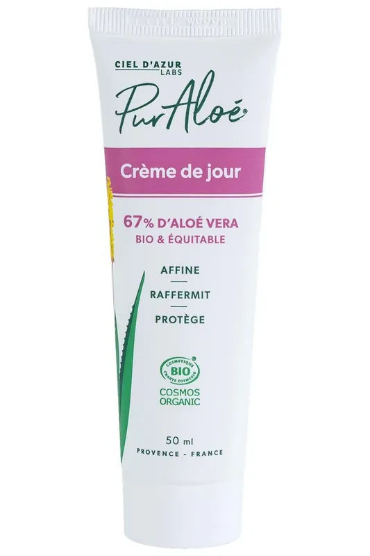 Ciel d'Azur Labs Pur Aloe denní krém s 67 % organického aloe vera 50 ml Přímo Od Výrobce
