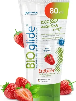 Nízká Cena Joydivision Bioglide lubrikační gel s příchutí jahody 80 ml exp. 6/2026