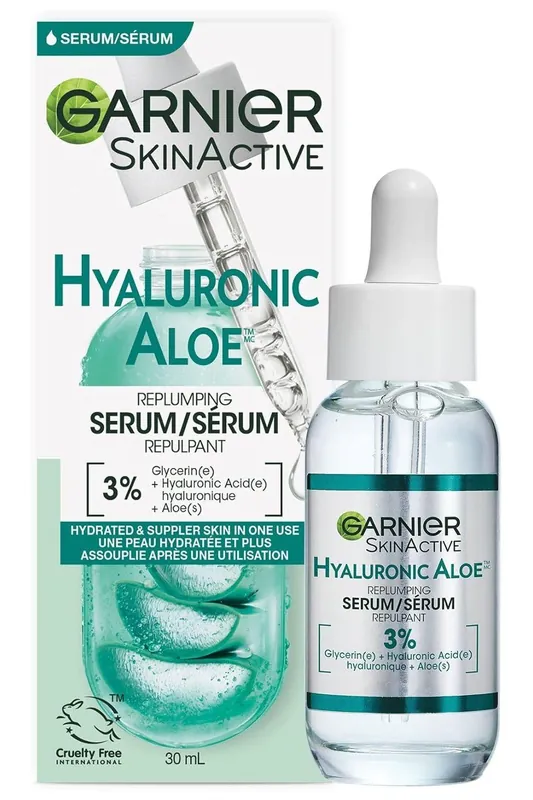 Zlevněný Garnier Skinactive Aloe Vera sérum s kyselinou hyaluronovou 30 ml