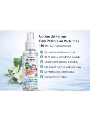 Dokud Zásoby Vydrží Corine de Farme Paw Patrol Eau Parfumée 150 ml dětská parfémovaná voda