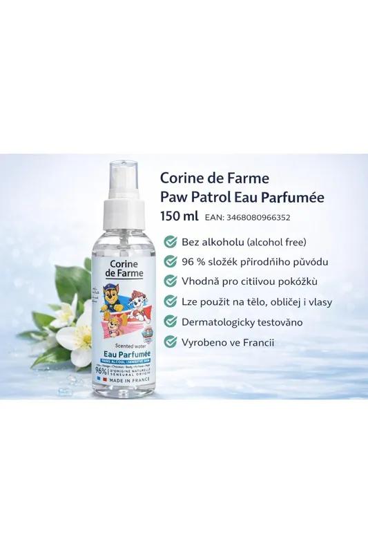 Dokud Zásoby Vydrží Corine de Farme Paw Patrol Eau Parfumée 150 ml dětská parfémovaná voda