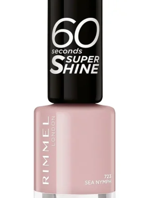 Rimmel London 60 Seconds Super-Shine lak na nehty – odstín 723 Sea Nymph, 8 ml Nejlepší Cena