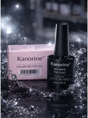 Kanorine No Wipe Top Coat UV/LED Gel Polish, 10 ml Ihned K Objednání