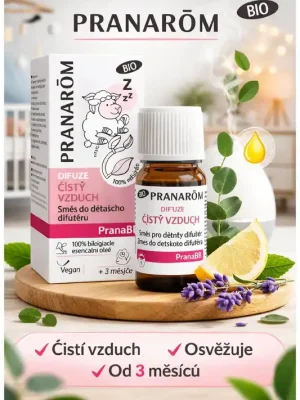 Poslední Šance Pranarôm PranaBB Difuze Čistý vzduch (Purificator) BIO, 10 ml