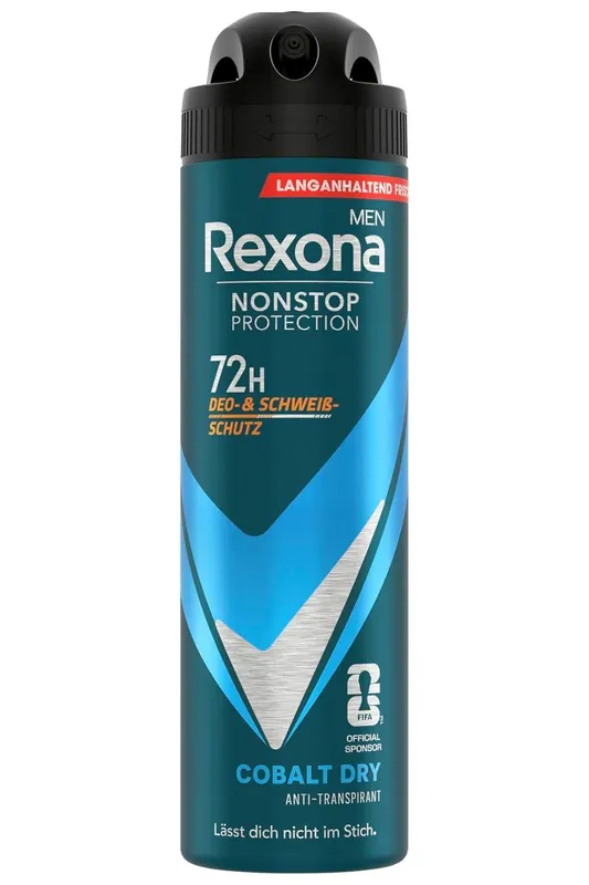 Poslední Šance Rexona Men Nonstop Protection Antiperspirant Deodorant Cobalt Dry 150 ml