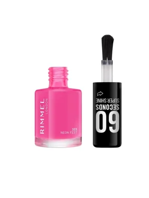 Rimmel 60 Seconds Super Shine, 322 Neon Fest – 8 ml Levný
