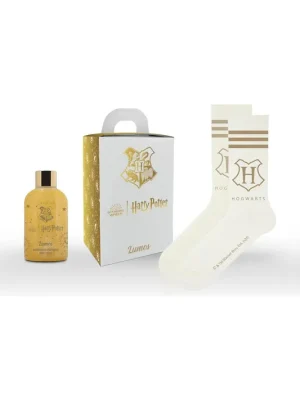 Dárková sada Harry Potter Lumos – 300 ml třpytivý sprchový gel + ponožky Akční Nabídka