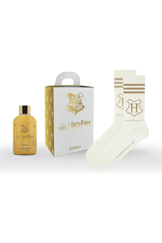 Dárková sada Harry Potter Lumos – 300 ml třpytivý sprchový gel + ponožky Akční Nabídka