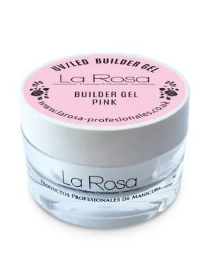 Doprava Zdarma La Rosa Builder Gel Pink LG08 – růžový stavební gel na nehty 30ml