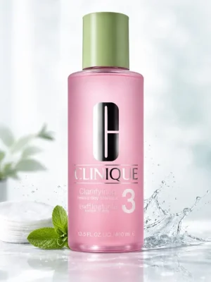 Akce Clinique Clarifying Lotion 3 – Exfoliační pleťové tonikum pro smíšenou až mastnou pleť 400 ml