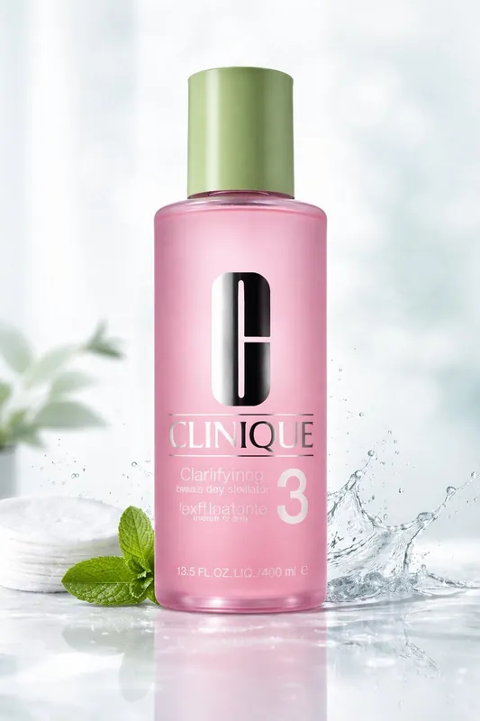 Akce Clinique Clarifying Lotion 3 – Exfoliační pleťové tonikum pro smíšenou až mastnou pleť 400 ml