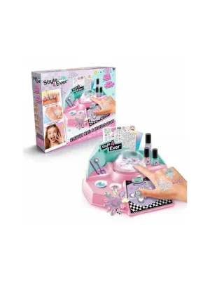 Style 4 Ever Glitzy Nail & Tattoos Salon – kreativní sada na nehty a tetování Vysoce Kvalitní