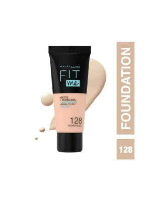 Cenově Výhodný Maybelline Fit Me Matte + Poreless Make-up 128 Warm Nude 30ml