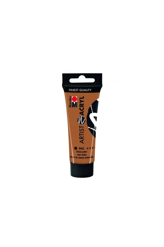 Marabu Artist Acryl akrylová barva 22 ml – Siena přírodní 941 Expresní Doručení