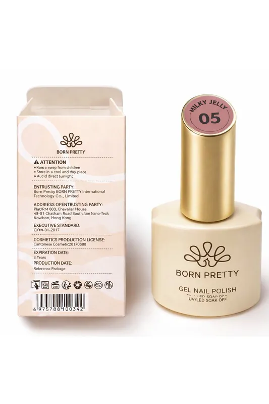 Nejprodávanější Born Pretty Milky Jelly Gel Polish 05 – gelový lak na nehty 10ml