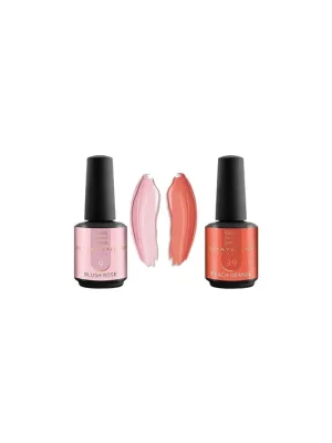 Sada UV gelových laků na nehty Shayenne – Blush Rose & Peach Orange (2×15 ml) Ihned K Objednání