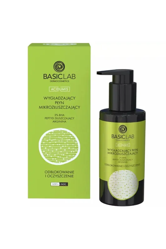 Vrácení Zdarma BasicLab - Acidumis Vyhlazující mikroexfoliační přípravek 100 ml, EXP: 03/2026