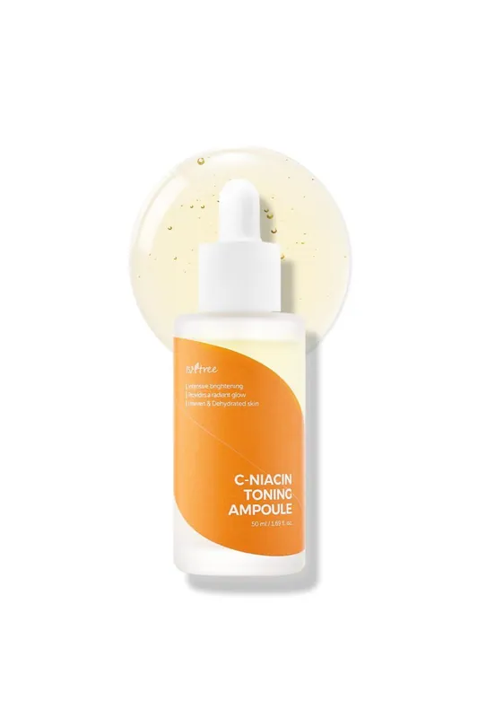 Vrácení Zdarma Isntree C-Niacin Toning Ampoule – rozjasňující vitamínové sérum s vitamínem C, 50 ml, EXP: 03/2026