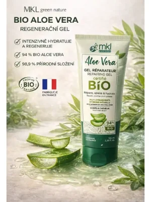 Finální Výprodej MKL Green Nature BIO Aloe Vera Regenerační gel 100 ml
