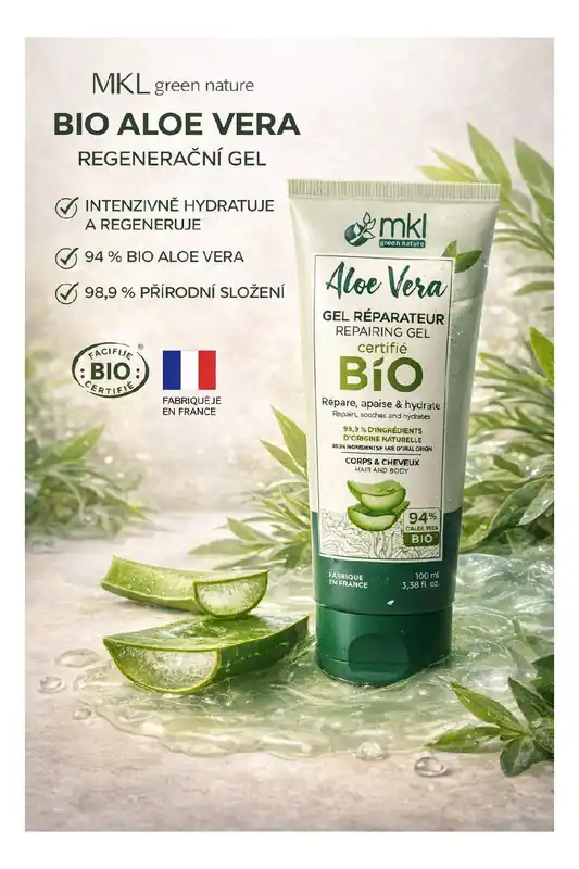 Finální Výprodej MKL Green Nature BIO Aloe Vera Regenerační gel 100 ml