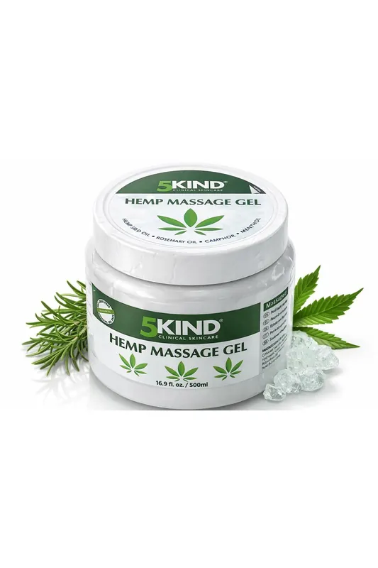 5KIND Hemp Massage Gel – masážní gel s konopným olejem (500 ml) Objednat Nyní