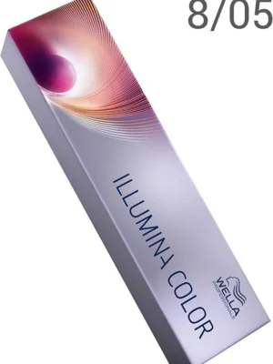 Wella Professionals Illumina Color, odstín 8/05 světlá blond, přírodní mahagonová, 60 ml Akční Nabídka