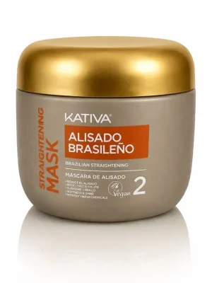 Oblíbený Kativa – Brazilian Straightening Mask (Alisado Brasileño) – vyhlazující maska na vlasy, krok 2, 150 ml