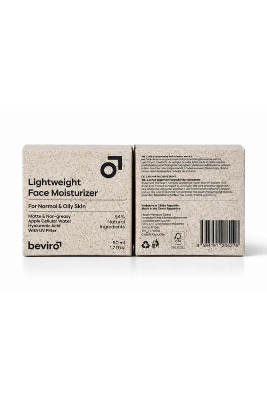 Beviro Lightweight Face Moisturizer – lehký pleťový krém pro normální a mastnou pleť (50 ml) 3x26 Oblíbený
