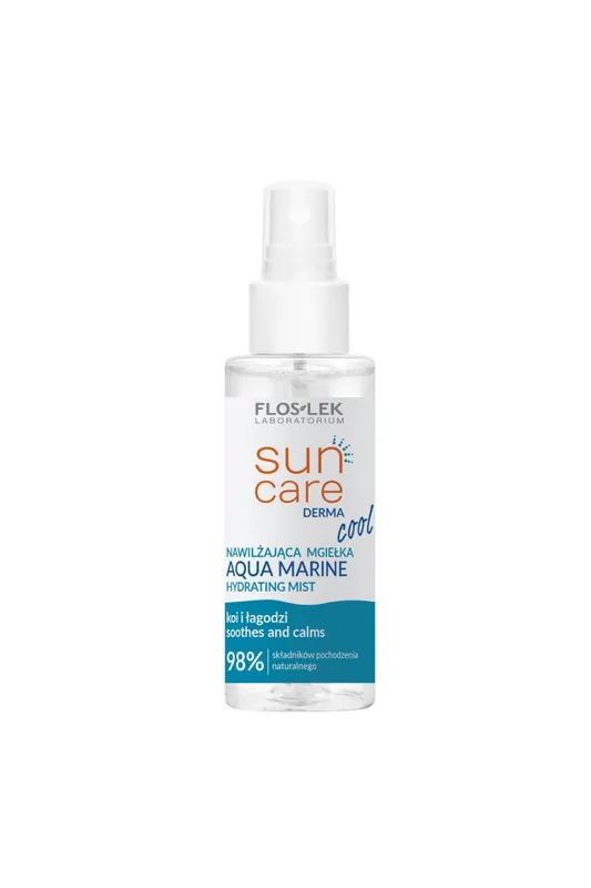 FLOSLEK Sun Care Derma Cool Aqua Marine – hydratační zklidňující mlha na pokožku (95 ml) exp.: 03/26 Jen Po Omezenou Doba
