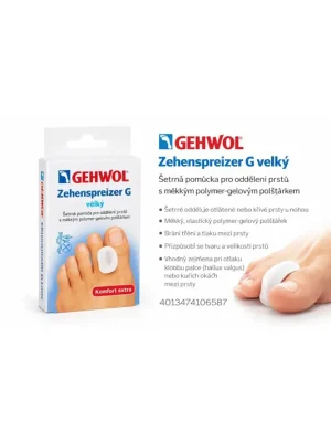 GEHWOL Zehenspreizer G - Roztažovač prstů, velký (Polymer-Gel) Hit Sezóny