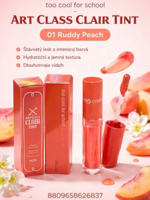 Zlevněný Too Cool For School Odstín -01 Ruddy Peach hydratační a osvěžující tekutý tint exp.: 04/26