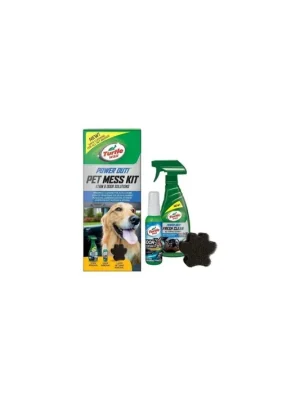 TURTLE WAX 53055 Sada na čištění auta – enzymatický čistič 500 ml, 59 ml lahvička na odstranění zápachu + houbička Nejlepší Volba