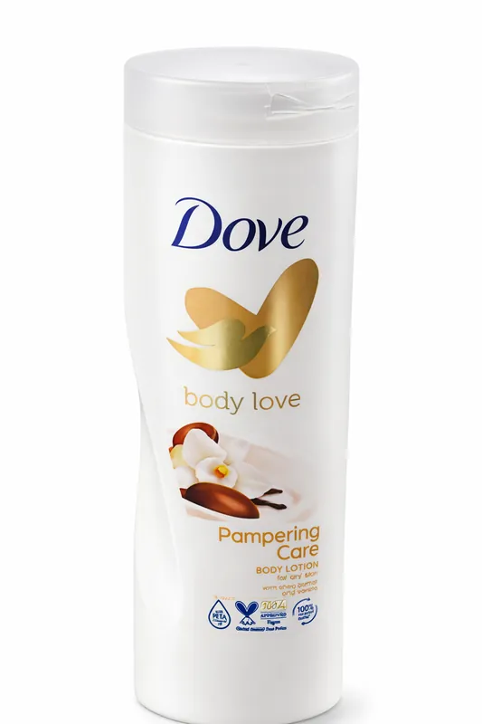 Vrácení Zdarma Dove Body Love Pampering Care tělové mléko – 400 ml (poškozený obal)