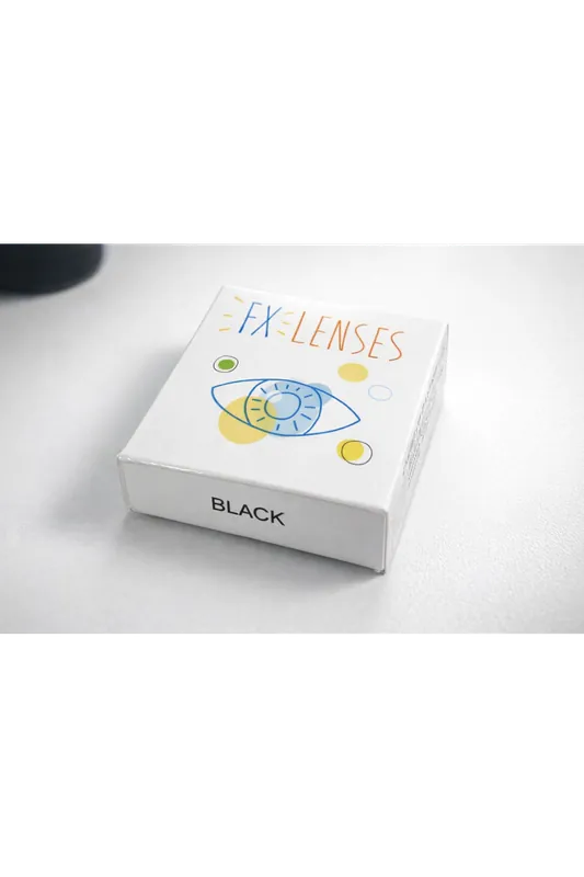 Kontaktní čočky FX Contacts – Black 2ks Dioptrie: 0.00 (bez korekce zraku) Odeslání Ihned