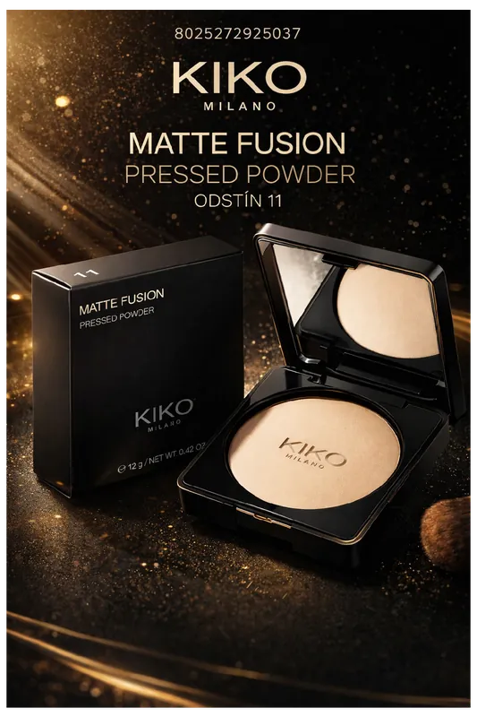 Objednat Nyní KIKO Milano Matte Fusion Pressed Powder – odstín 11, 12g