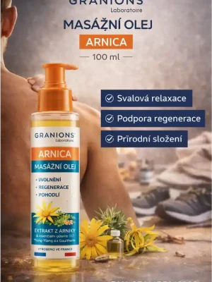 Granions Laboratoire – Arnica masážní olej (100 ml) Rychlé Dodání