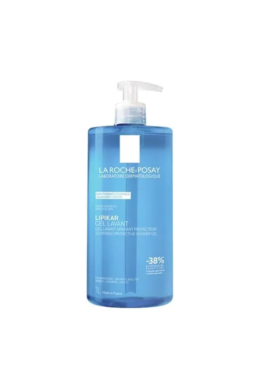 La Roche-Posay Lipikar zklidňující a ochranný čisticí gel 1 l ( poškozený aplikátor) Akční Nabídka