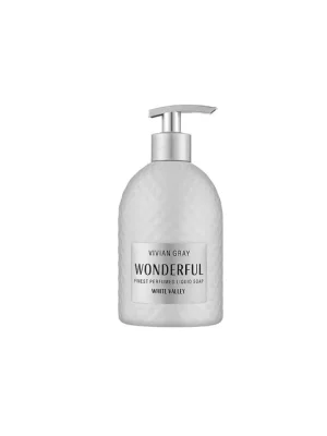 VIVIAN GRAY WONDERFUL tekuté krémové mýdlo 500 ml WHITE VALLEY-poškozený aplikátor Výprodej